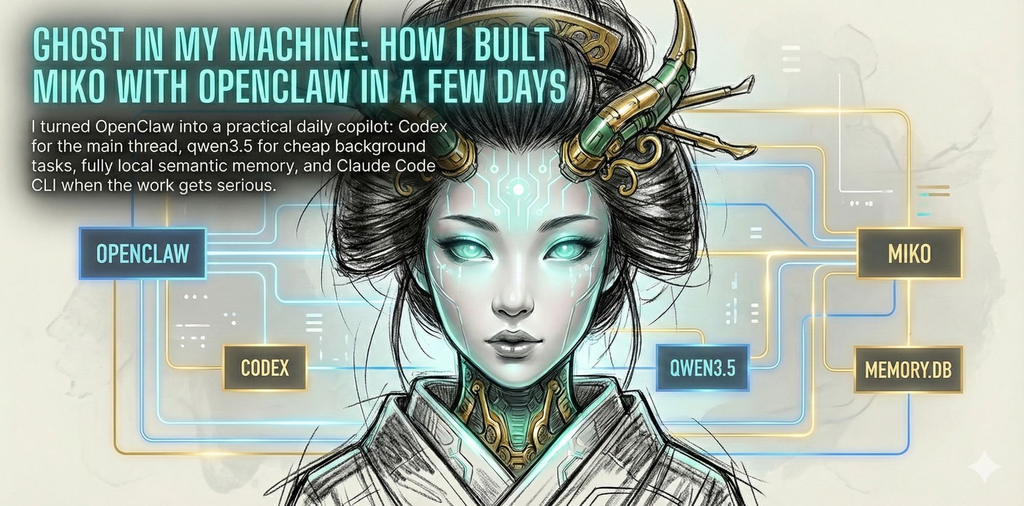 Cover Image for Ghost in My Machine: How I Built Miko with OpenClaw in a Few Days